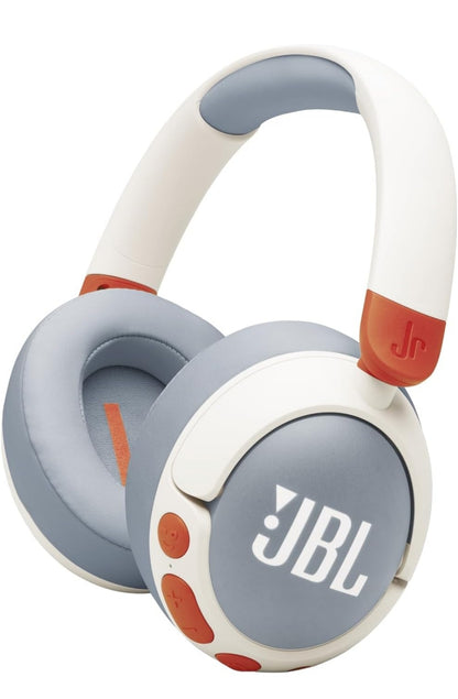 JBL Junior 470NC - Draadlose Oor-Die-Oor Geraasdempende Kinderkoptelefoon - (Wit)