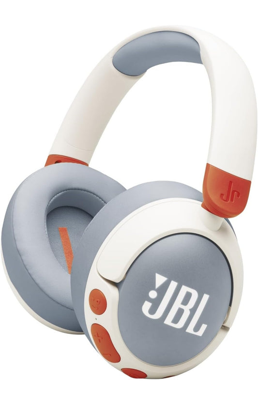 JBL Junior 470NC - Wireless Over-Ear Noise Cancelling Kids Headphones - (White)