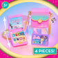 Barbie Trend Lights and Sounds Phone Set, 4-Pieces, Interactive Toy Phone, Toy Purse, Dress Up and Pretend Play, Kids Toys for Ages 3 Up by Just Play