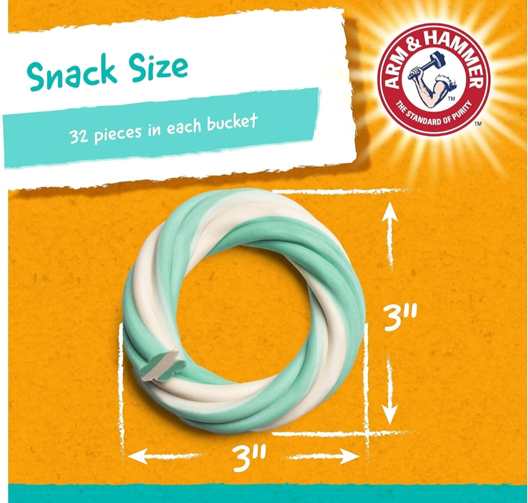 Arm & Hammer for Pets Ringers Fresh Breath Dental Treats for Dogs