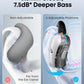 Soundcore V40i by Anker, Open-Ear Headphones, Crystal-Clear Design, Lidless Case, 4 Adjustable Positions for Every Ear Size, Richer Bass, IP55, 21H Playtime, AI Clear Calls, Bluetooth 5.4, App Control