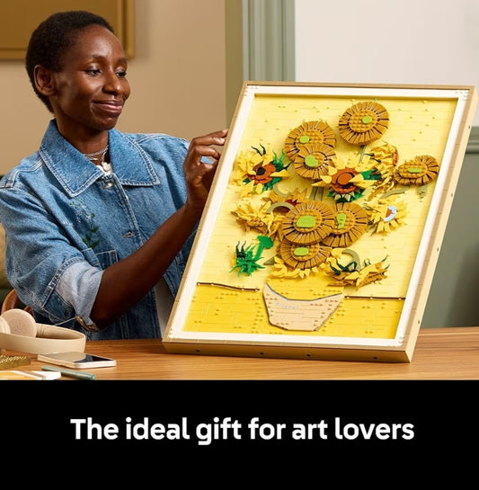 LEGO Art Vincent Van Gogh – Sonskildery Boustel vir Volwassenes – Huisversieringsidee