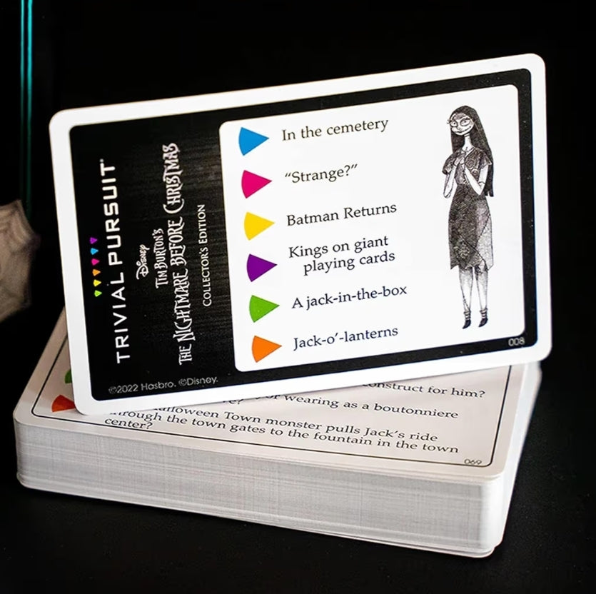 TRIVIAL PURSUIT: Disney Tim Burton’s The Nightmare Before Christmas - Collectible Trivia Board Game Featuring 420 Questions