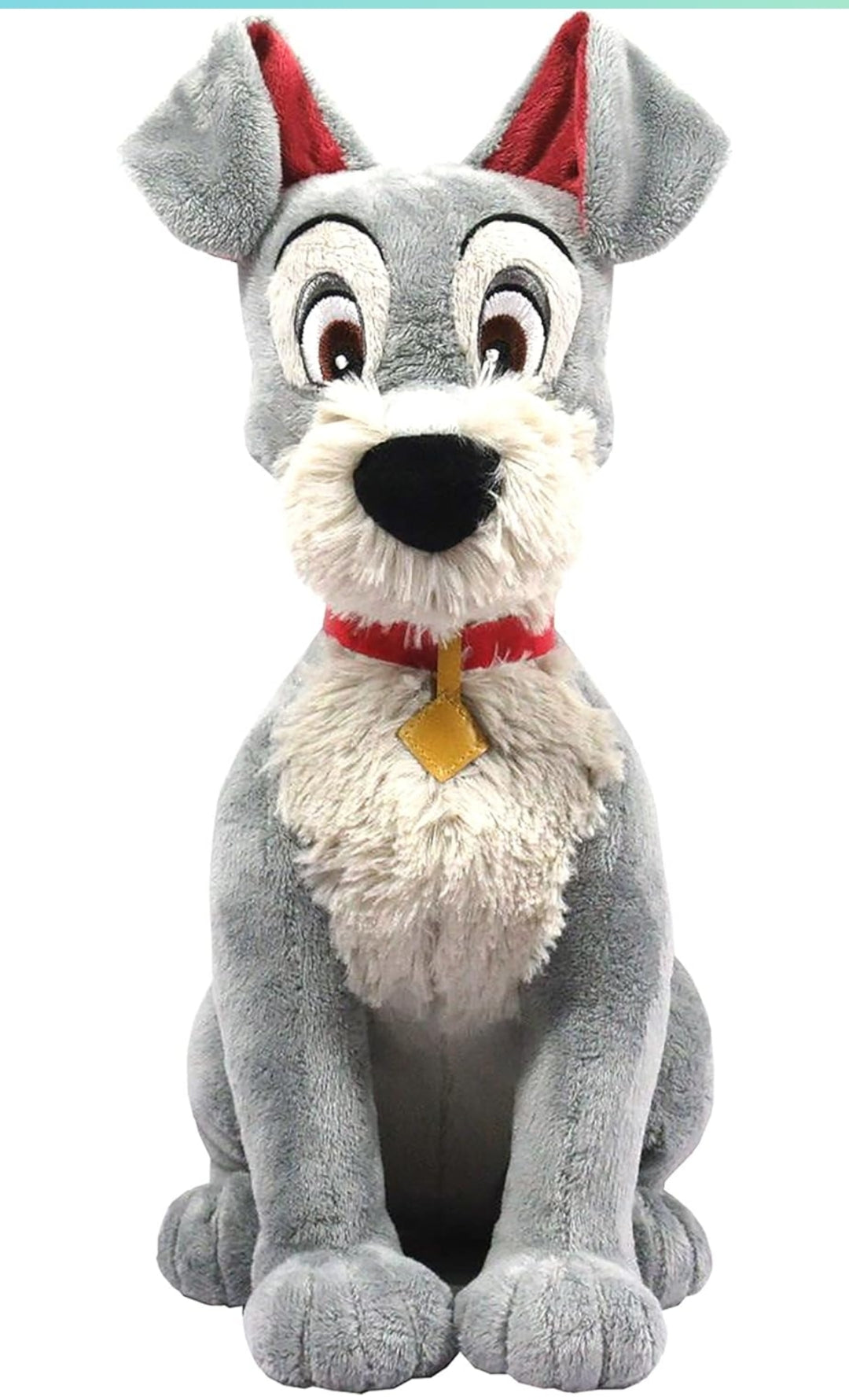 Disney 13" Large Tramp Stuffed Animal, Dog, Lady and the Tramp Plush
