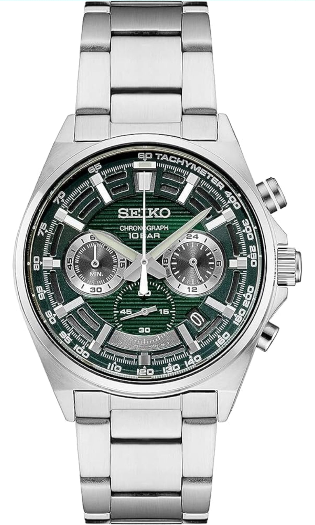 SEIKO-horlosie vir Mans - Noodsaaklikhede - Kwartschronograaf, Tachymeter