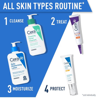 CeraVe Daaglikse Bevogtigende Room vir Droë Vel, Liggaamsroom & Gesigbevogtiger m/ Hialuronzuur en Skeramiede (19 Oz)