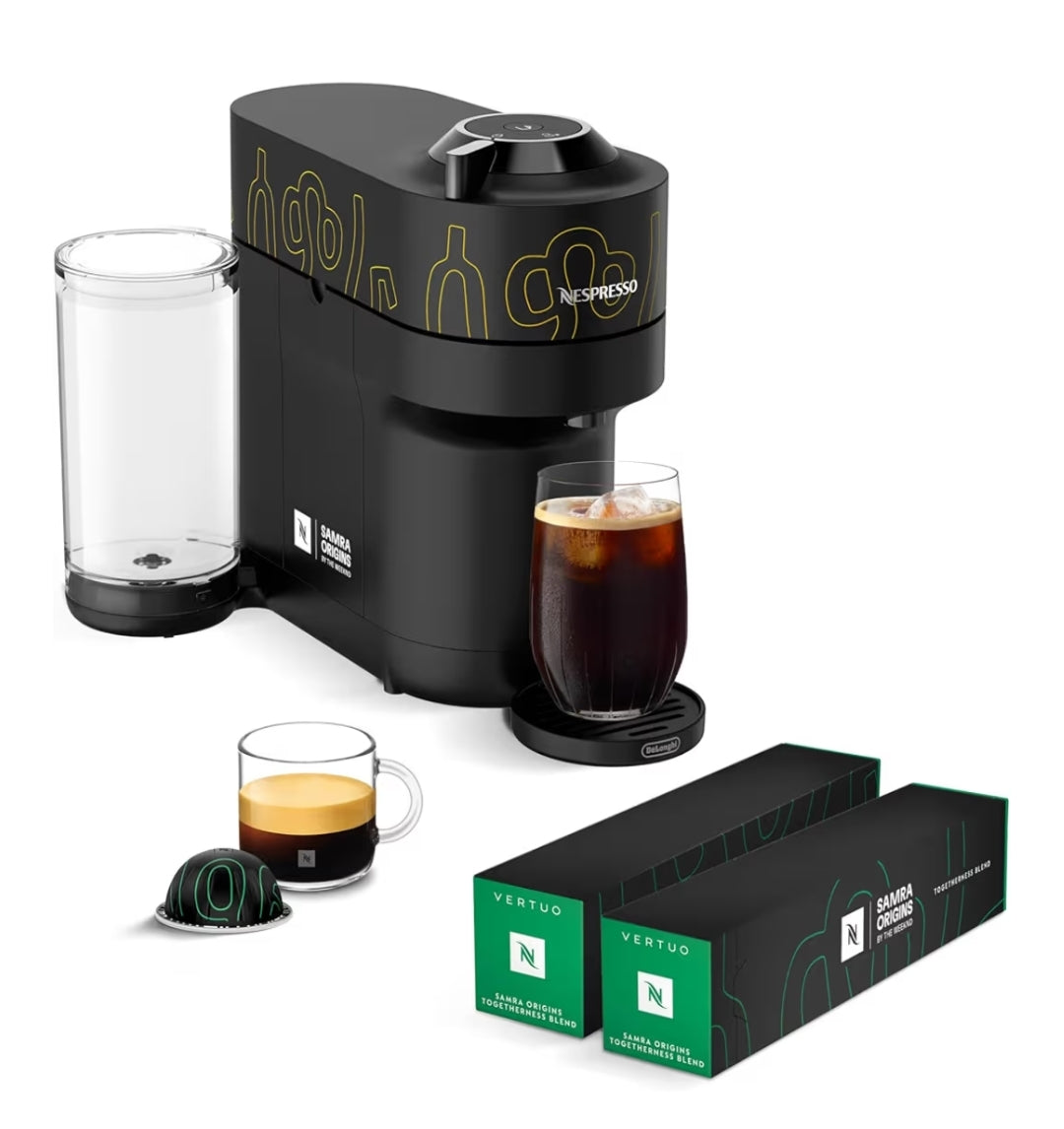 Nespresso Vertuo Pop+ Koffie- en Espressomasjien deur De'Longhi, Dubbel Espresso, Liggeroosterde - 20 Kapsules