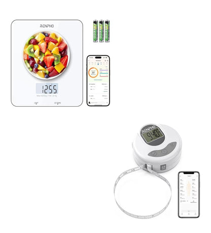 Food Scale with Nutritional Calculator and Body Measuring Tape