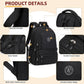 Laptop Backpack for Women Men 17 Inch , Anti Theft Carry on Travel Backpacks, Water Resistant College Bookbag Large Kids School Bag for Teens Boys Girls Business Work Back Pack Casual Daypack Black