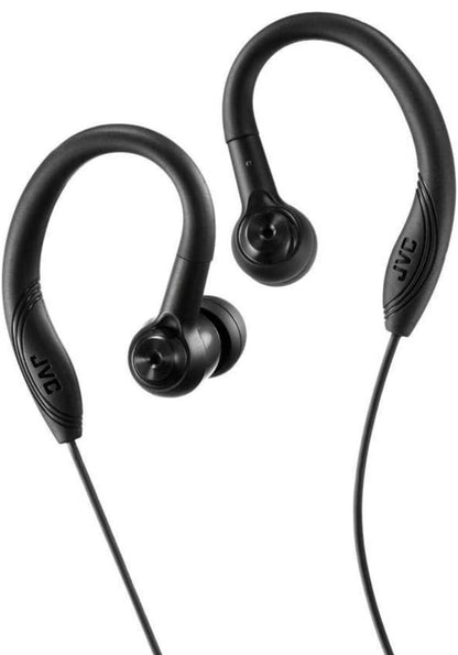 JVC Oorknip-oordop Sport-oordop Oorknip Swart (HAEC10B) (HA-EC10B)