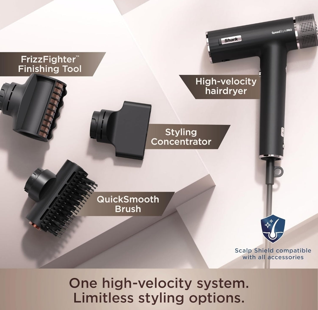 Shark SpeedStyle Pro Professional Performance High-Velocity Hair Dryer System