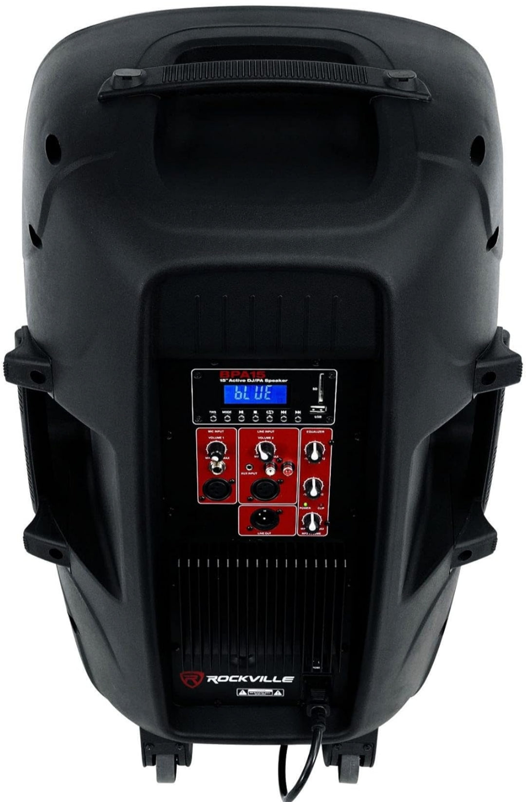 Rockville BUNDLE (2) BPA15 15" Professional Powered 800 Watt DJ PA Speakers w Bluetooth