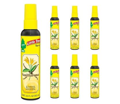 LITTLE TREES Kar Lugverfrisser Spuit Langdurige Geur Varsheid vir onderweg -Vanilleroom (6)