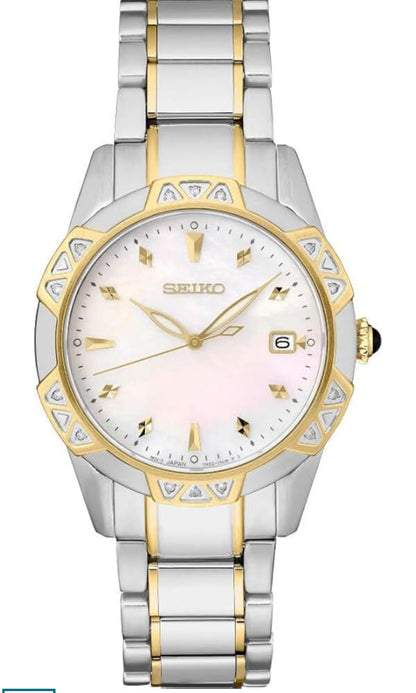 Seiko Diamonds TT Quartz - Pêrelmoer-Wysplaat