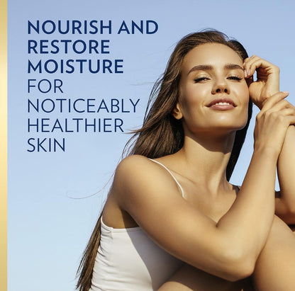 Vaseline Nourishing Moisture Body Lotion Hand & Body Lotion Pack of 12 for Dry Skin made with Ultra-Hydrating Lipids & Pure Oat Extract 3.4 oz