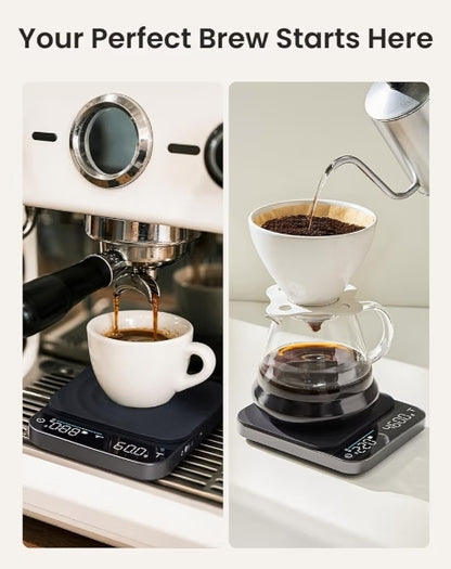 Smart Coffee Scale with Timer and Smart Scale for Body Weight
