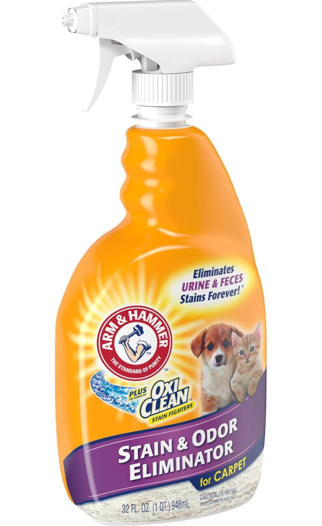Arm & Hammer Pet Stain and Odor Eliminator - 32 Fl Oz (Pack of 2)