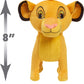 Disney Walking 9.75-inch Simba Plush Stuffed Animal, The Lion King, Soft and Huggable - Kids Toys