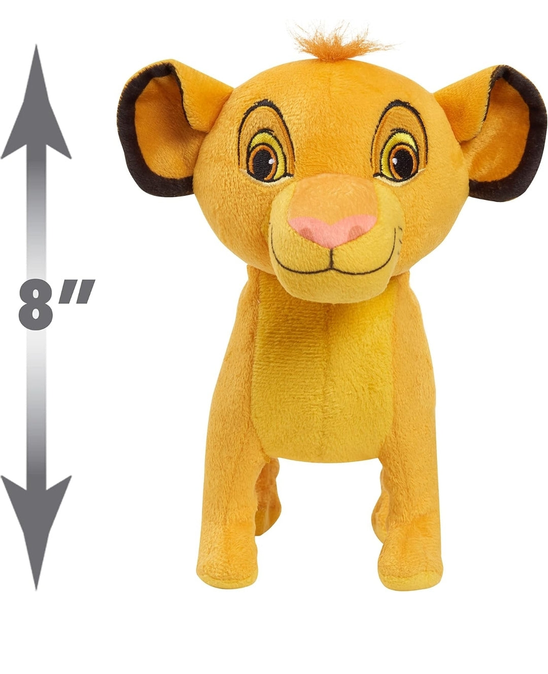 Disney Walking 9.75-inch Simba Plush Stuffed Animal, The Lion King, Soft and Huggable - Kids Toys