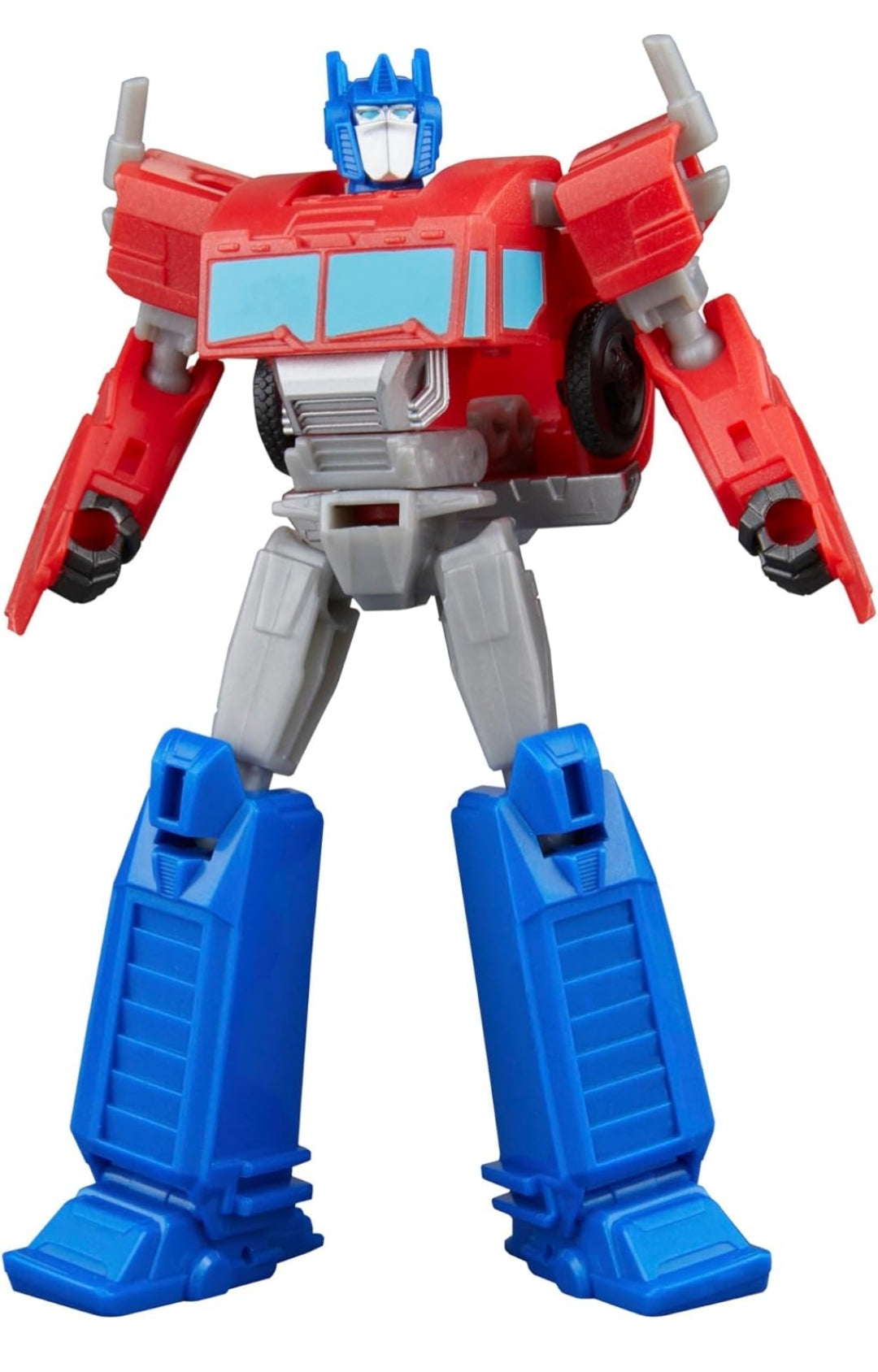 TRANSFORMERS EarthSpark Optimus Prime Battle Trailer Playset with Action Figure, Lights and Sounds, Electronic Truck Toys for Kids 6 and Up