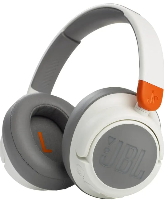 JBL JR 460NC - Wireless Over-Ear Noise Cancelling Kids Headphones - White