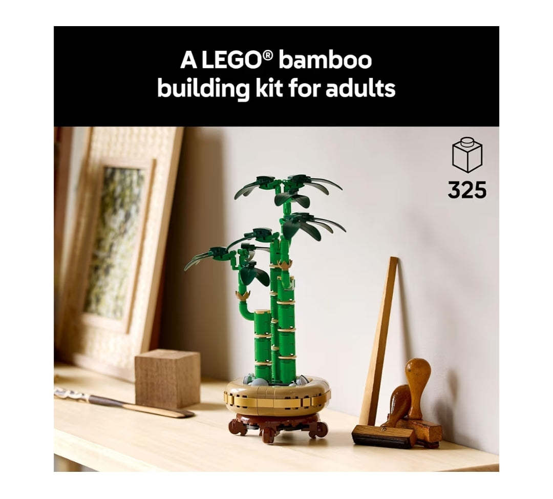 LEGO Botanicals Lucky Bamboo Building Set - Artificial Plant Home Décor