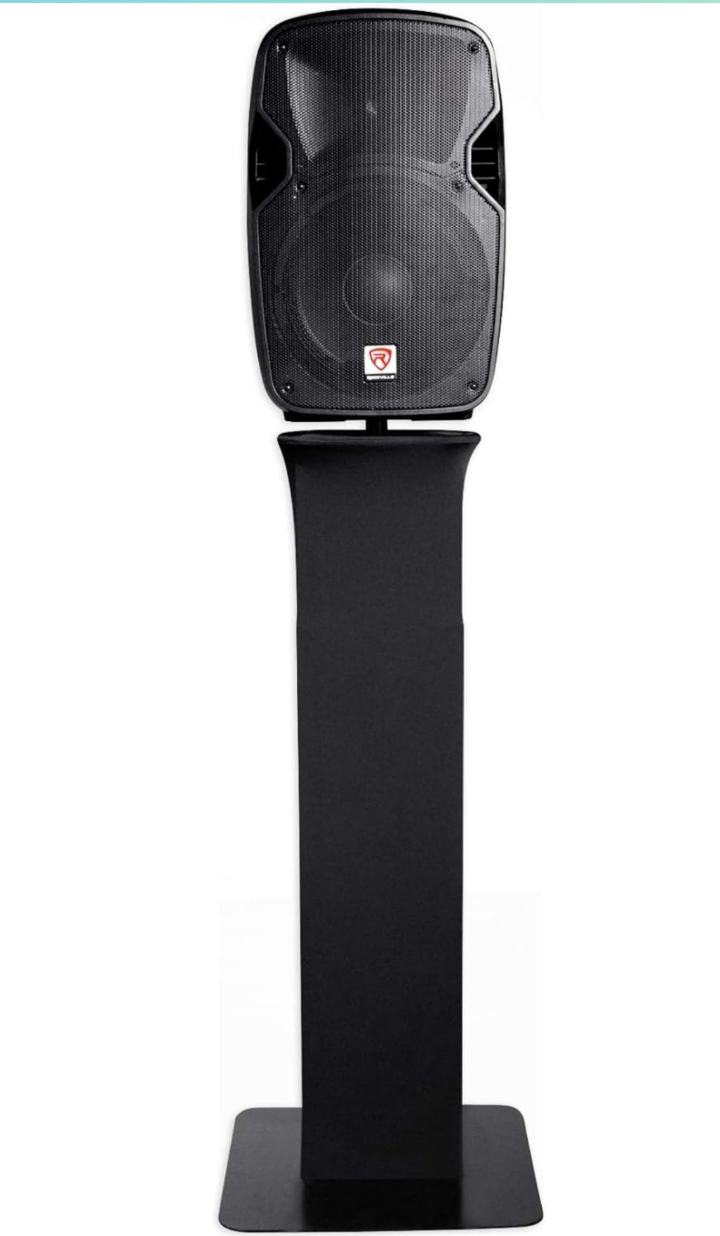 BUNDLE (2) Rockville BPA8 8" Powered 300w DJ Speakers w Bluetooth+Totem Style Stands