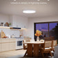 Govee Smart Ceiling Light 4300LM, RGBIC LED Ceiling Light Fixture Works with Matter, Flush Mount Light Fixture, DIY Colors, 2700K-6500K Ceiling Lights for Bedroom, Living Room, 15 Inch, 1 Pack