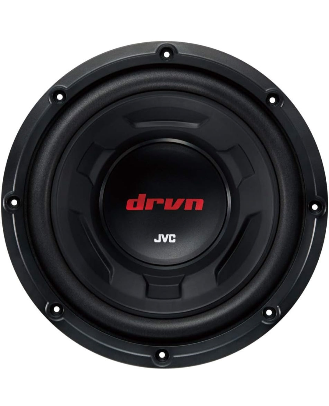 JVC CW-DR124/104 DRVN 10" 4-ohm 350 Watt Car Audio Subwoofer- Single (Black) with Dependable Low-Frequency