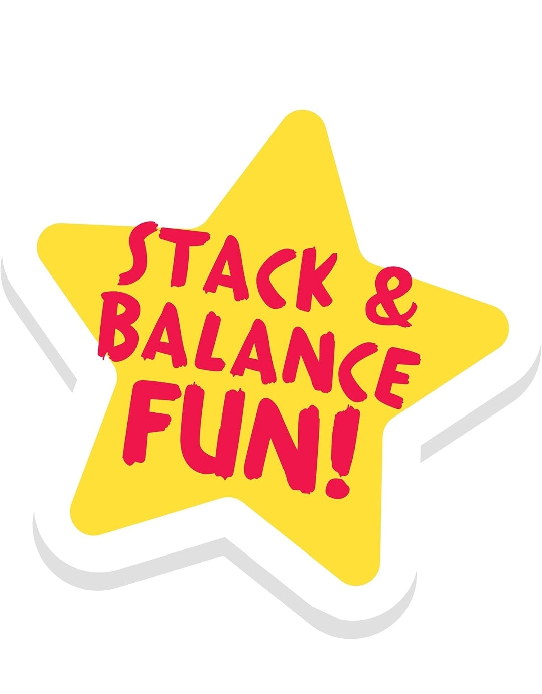 Just Play CoComelon Best Friends Wooden Balance Blocks, Recycled Wood, Kids Toys for Ages 18 Month
