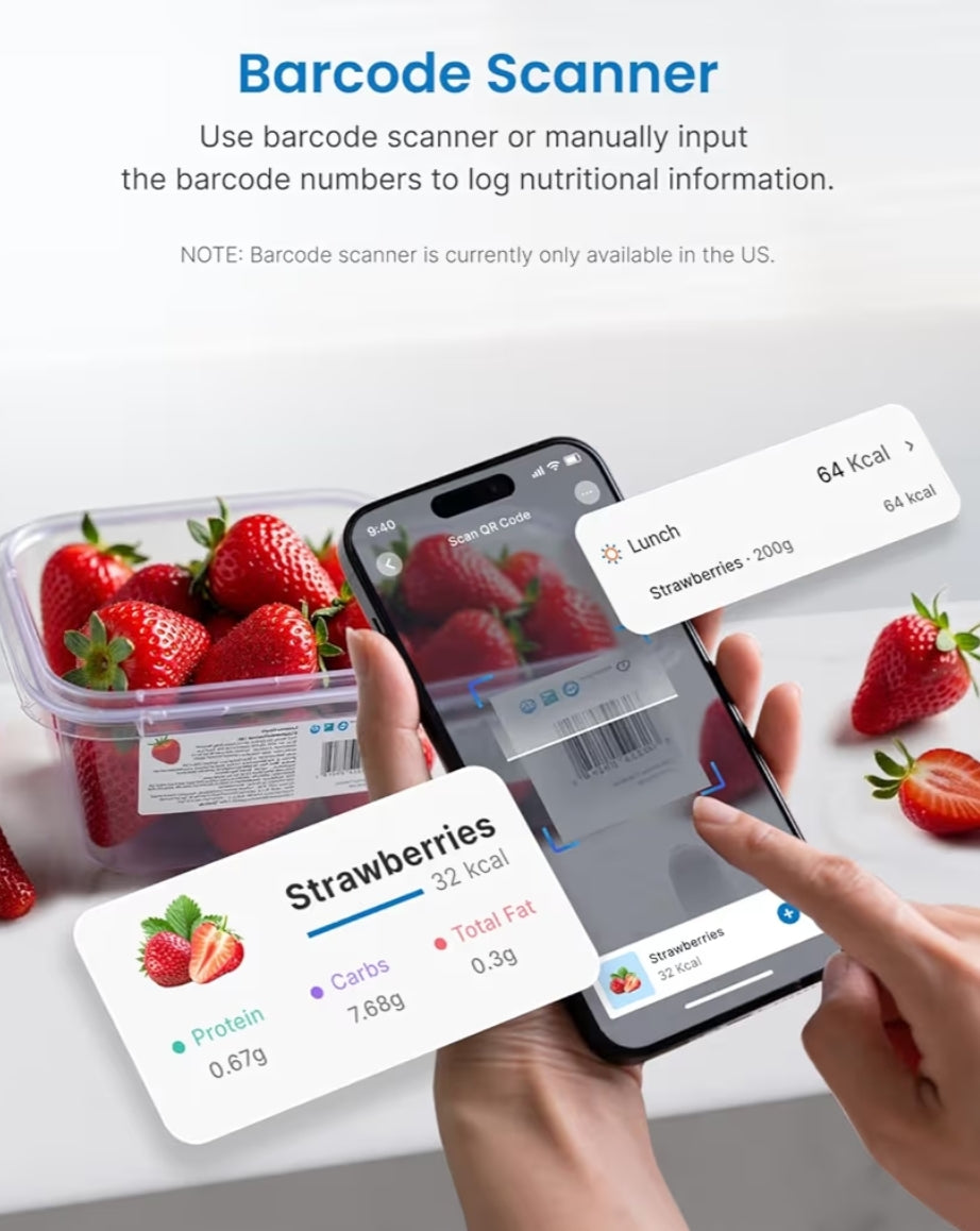 Bundle Smart Food Weight Scale and Smart Scale for Body Weight