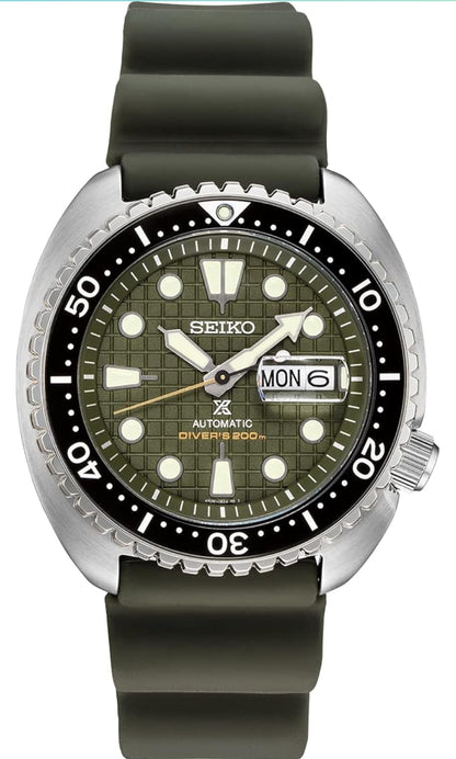 SEIKO Outomatiese Horlosie vir Mans - Prospex Outomatiese Duiker - Roterende Ring, 200m Waterbestand