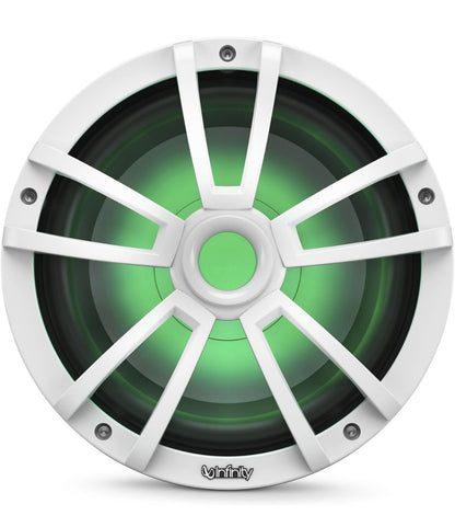 Infinity 1022MLW 10 Duim Marine RGB LED Subwoofer - Wit (1 STUK)