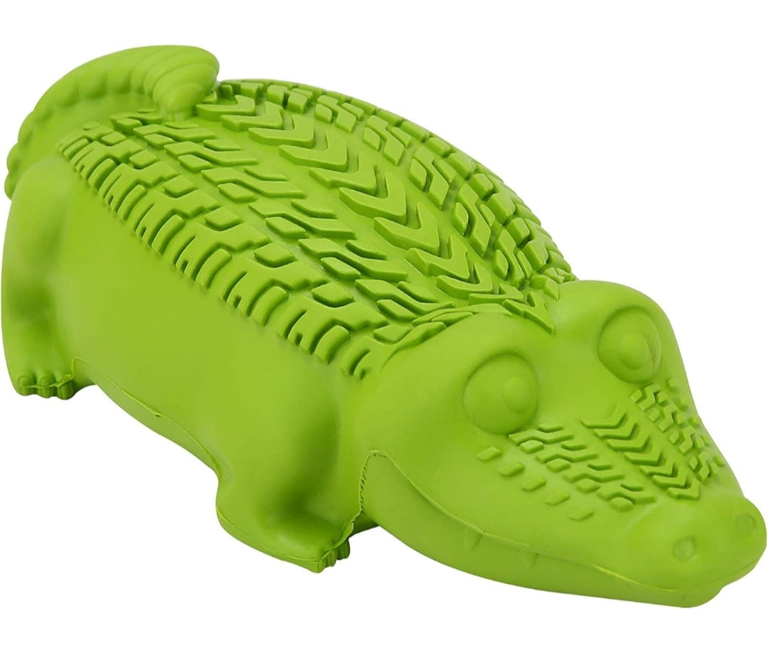 Arm & Hammer for Pets Super Treadz Gator Toy - Best Chew Toys Reduce Plaque & Tartar Buildup Without Brushing