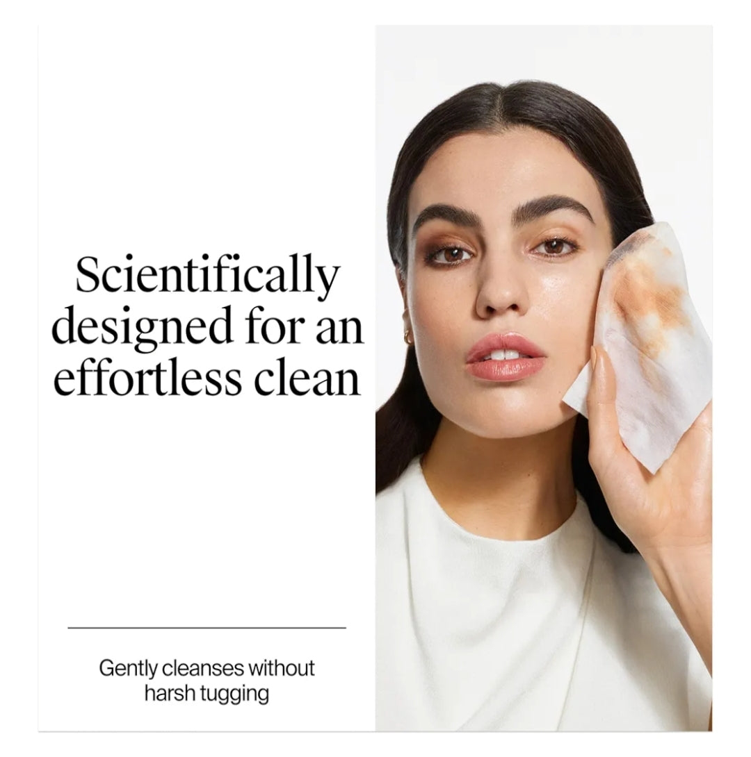 Neutrogena Micellêre Grimeerverwyderaar Doekies, Alkoholvrye Gesigdoekies Verwyder Waterdigte Maskara & Olie Komposteerbaar 100% Plantgebaseerd (Tweelingpak 2 x 25 stuks)