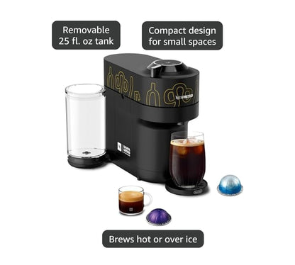 Nespresso Vertuo Pop+ Koffie- en Espressomasjien deur De'Longhi, Samra Origins deur The Weeknd - Vertuo Buna Geel