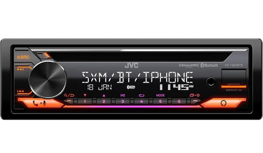 JVC KD-T920BTS-motorstereo met Bluetooth, USB voor, AUX, Amazon Alexa, SiriusXM Radio Ready, Hoëkragversterker
