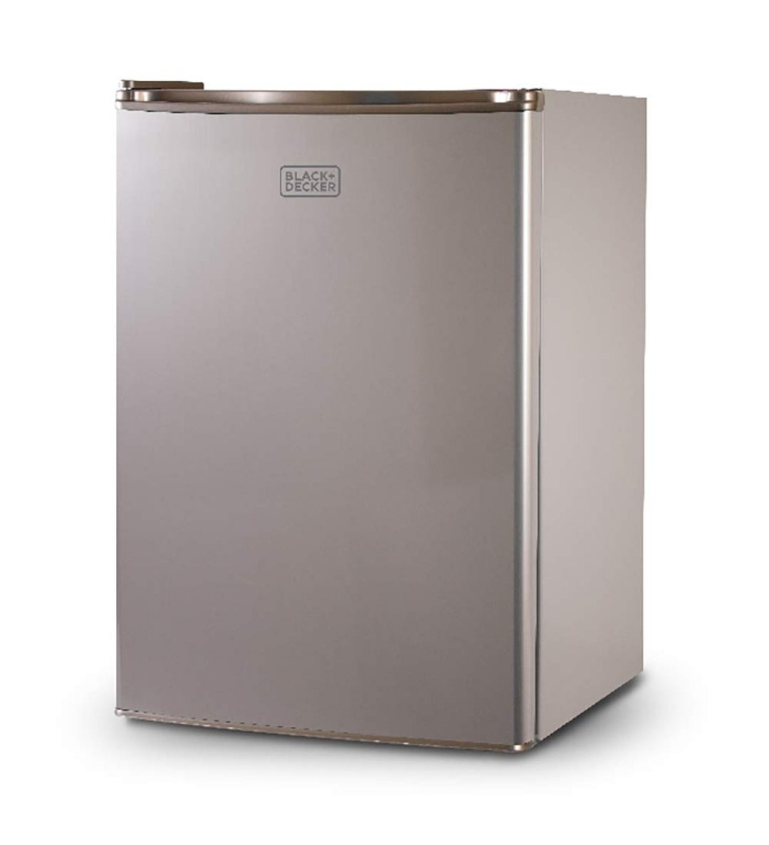 BLACK+DECKER 2.5 Cu. Ft. Kompakte Yskas, ENERGY STAR Gesertifiseerde Klein Yskas, Enkeldeur Minikoeler met Vrieskas, Persoonlike Yskas vir Huis/Kamer, R600a Koelmiddel, VCM Vlekvrye Voorkoms