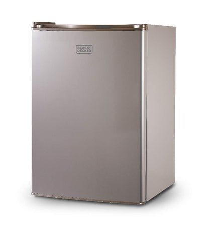 BLACK+DECKER 2.5 Cu. Ft. Kompakte Yskas, ENERGY STAR Gesertifiseerde Klein Yskas, Enkeldeur Minikoeler met Vrieskas, Persoonlike Yskas vir Huis/Kamer, R600a Koelmiddel, VCM Vlekvrye Voorkoms