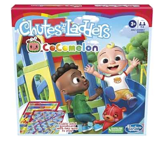 Hasbro Gaming Chutes and Ladders: CoComelon Edition Board Game for Kids