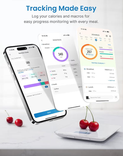 Smart Food Scale with Nutritional Calculator and Smart Scale with Color Display