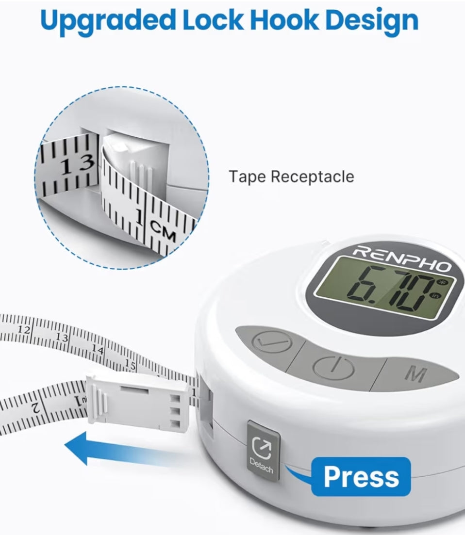 Smart Food Scale with Nutritional Calculator and Body Measuring Tape