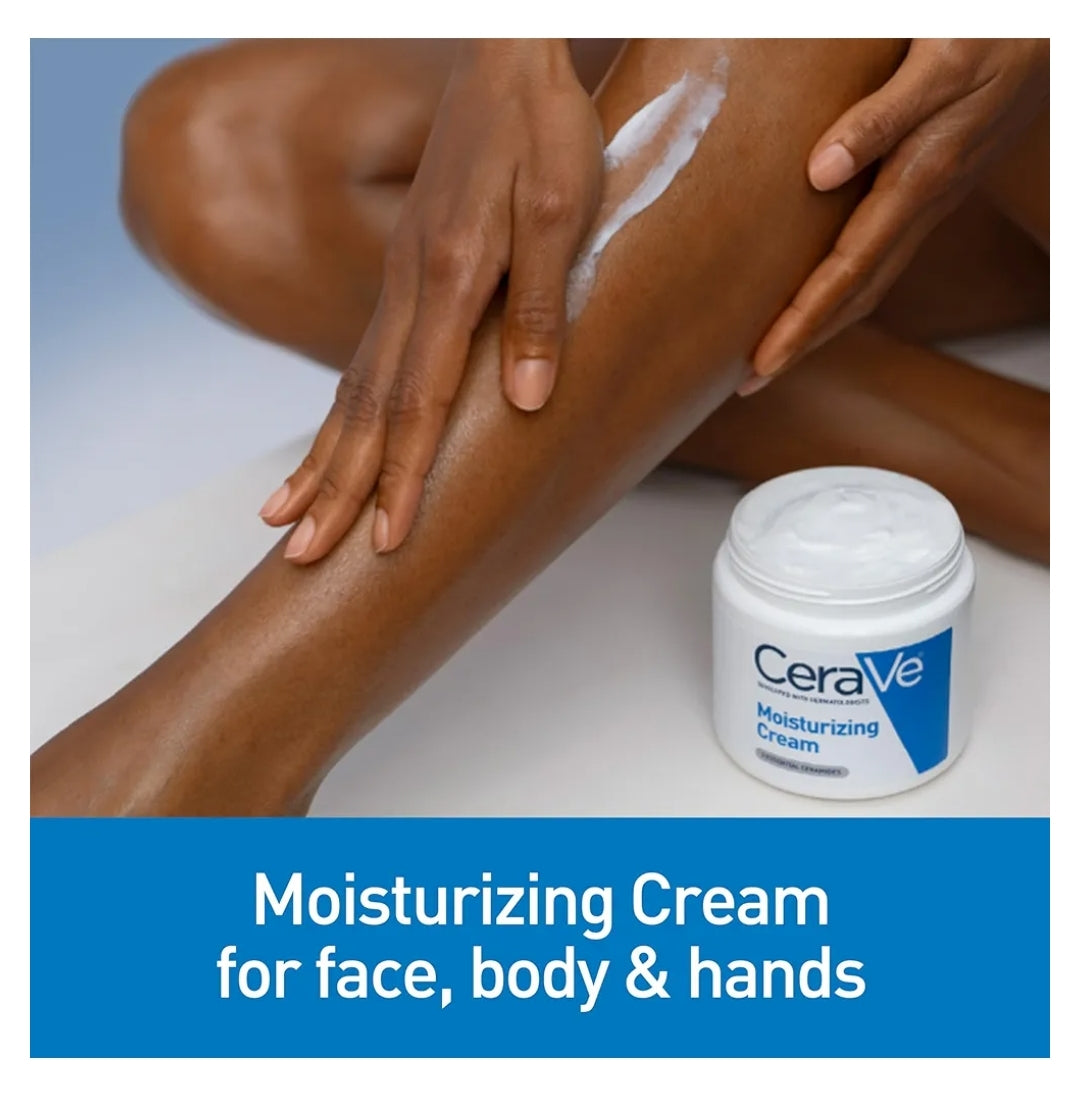 CeraVe Bevogtigende Room, Gesig en Liggaam Bevogtiger, Normale tot Droë Vel (8 oz)