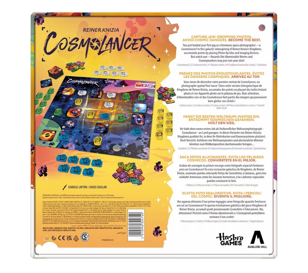 Cosmolancer Board Game - A Strategy Game by Reiner Knizia- Family Games for Kids, Teens, and Adults