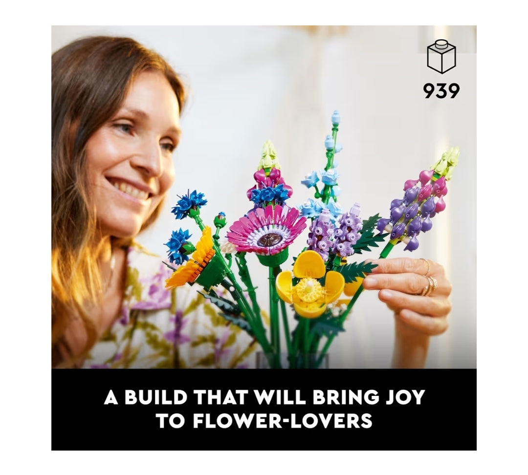 LEGO Botanicals Kunsmatige Veldblomruik - Kunsmatige Binneblomme Boustel Versiering