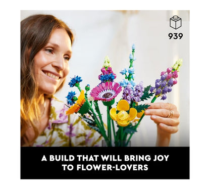 LEGO Botanicals Kunsmatige Veldblomruik - Kunsmatige Binneblomme Boustel Versiering