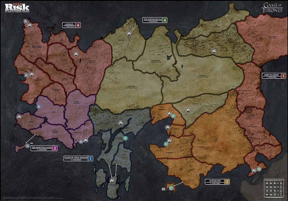 Themed Game of Thrones Strategy Board Game |for Game of Thrones Fans