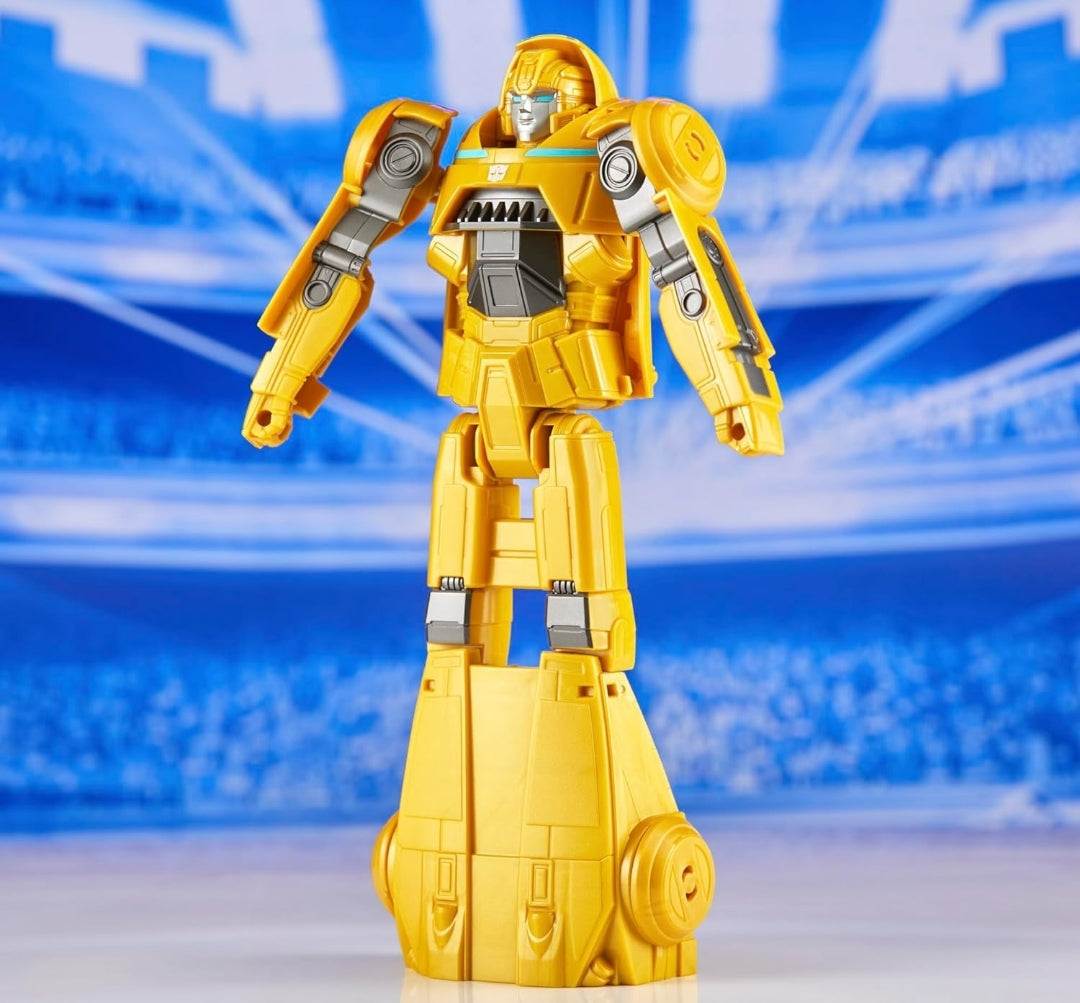 Transformers One Mega Changer Bumblebee (B-127) 11-Inch Robot Action Figure, Interactive Toys for Boys and Girls Ages 6 and Up