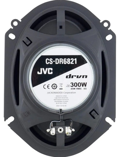 JVC Mobile CS-DR6821 drvn DR-reeks Dun Monteerbare Koaksiale Luidsprekers (6" x 8", 300 Watt Maks, 2-rigting)