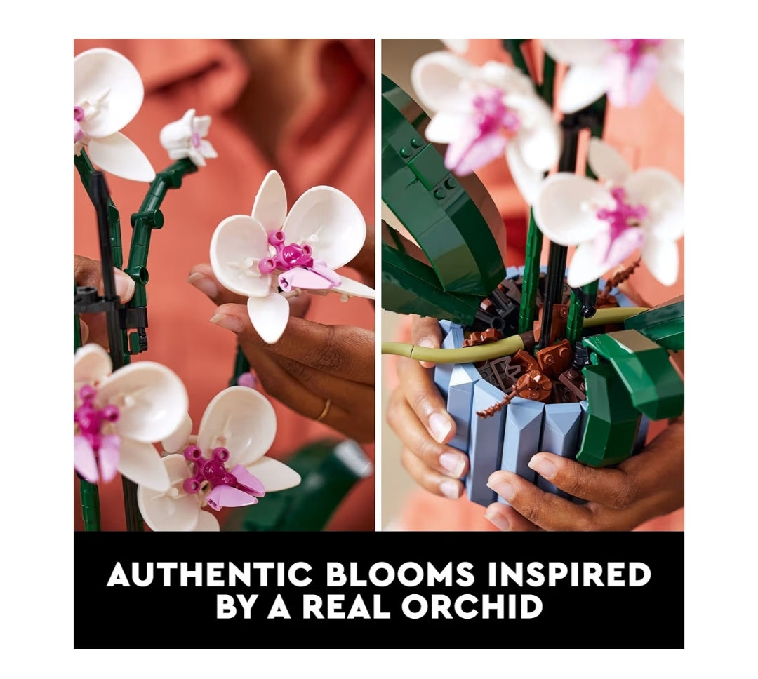 LEGO Botanicals Orgidee - Kunsmatige Binnenshuise Blomme Boustel Tafelversiering